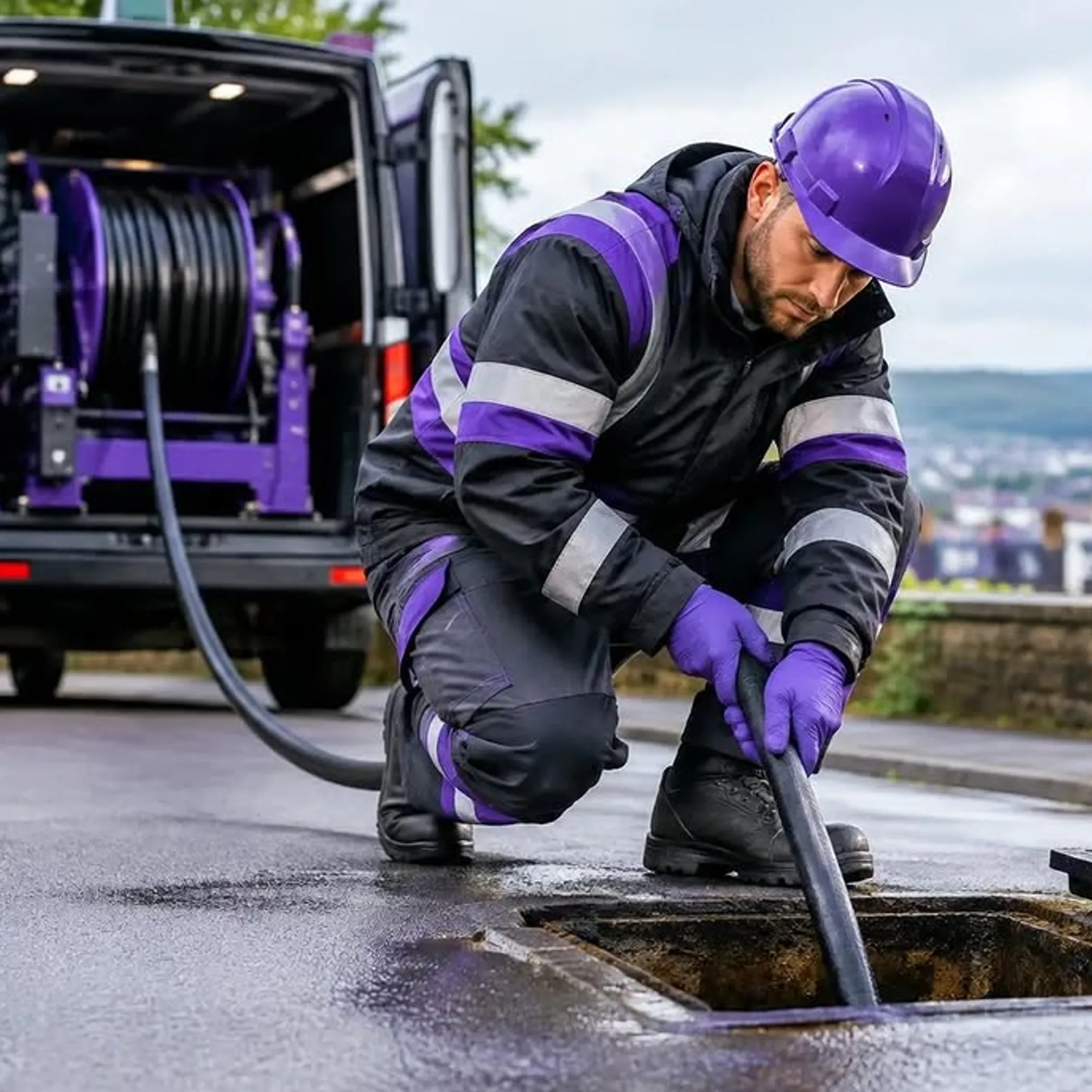 emergency drain blockage work