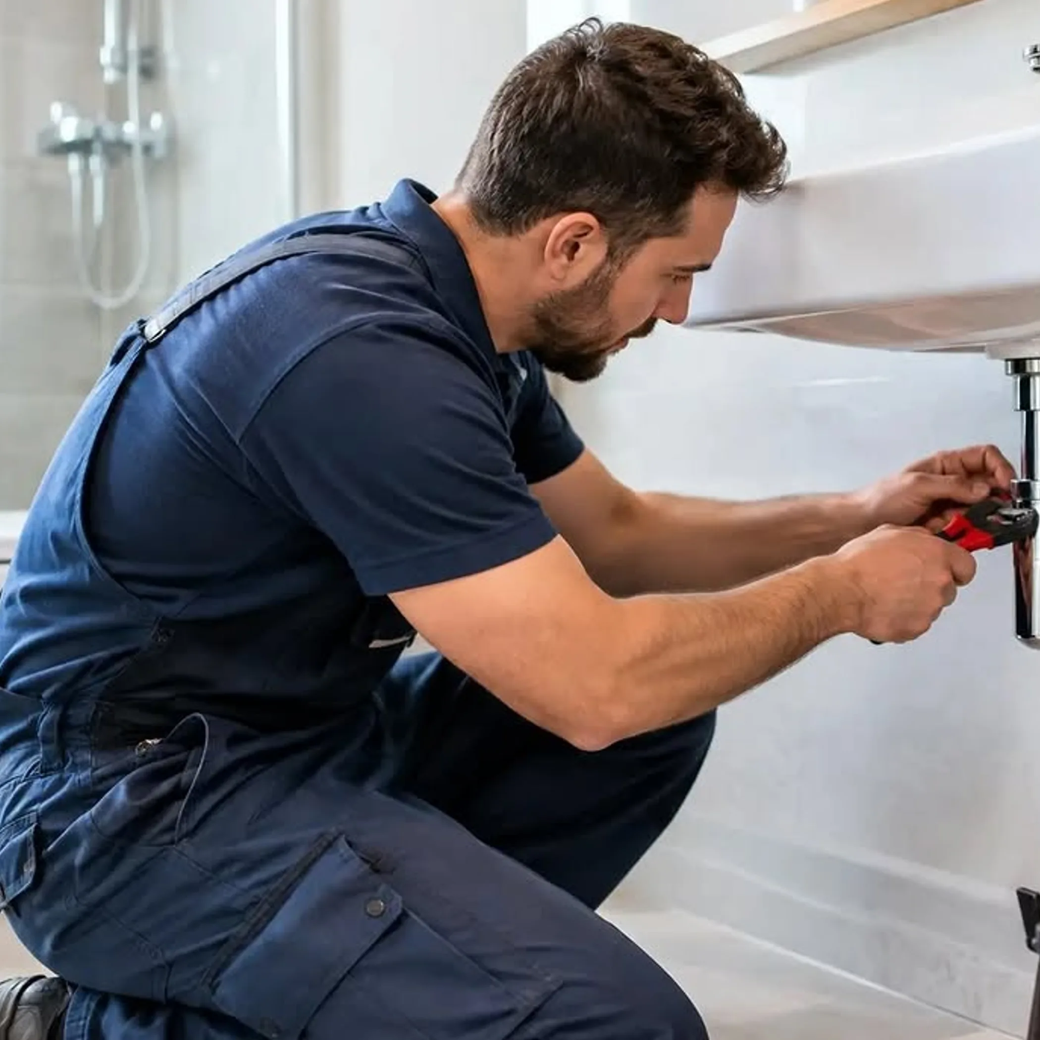 plumbing work on blocked drains